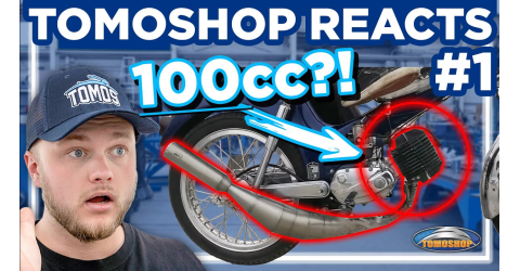 100cc opgevoerde Tomos brommer!? | Tomoshop reacts afl. 1