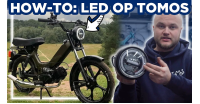 Tomos inbouw van LED angel eye en gelijkrichter (AC > DC)