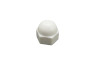 Cover cap M8 nut white thumb extra