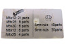 Schraube und Muttern Sortiment Schwarz M5 / M6 108-Teilig thumb extra