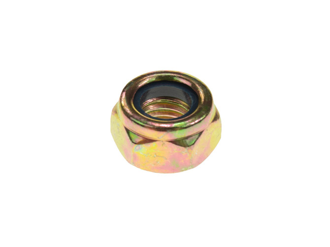 Self-locking nut M8x1.25 yellow galvanized main