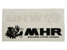 Aufklebersatz Malossi MHR 2-Teilig Schwarz / Weiß thumb extra