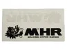Sticker set Malossi MHR 2-delig zwart / wit thumb extra