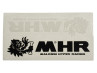 Aufklebersatz Malossi MHR 2-Teilig Schwarz / Weiß Aufklebersatz Malossi MHR 2-Teilig Schwarz / Weiß