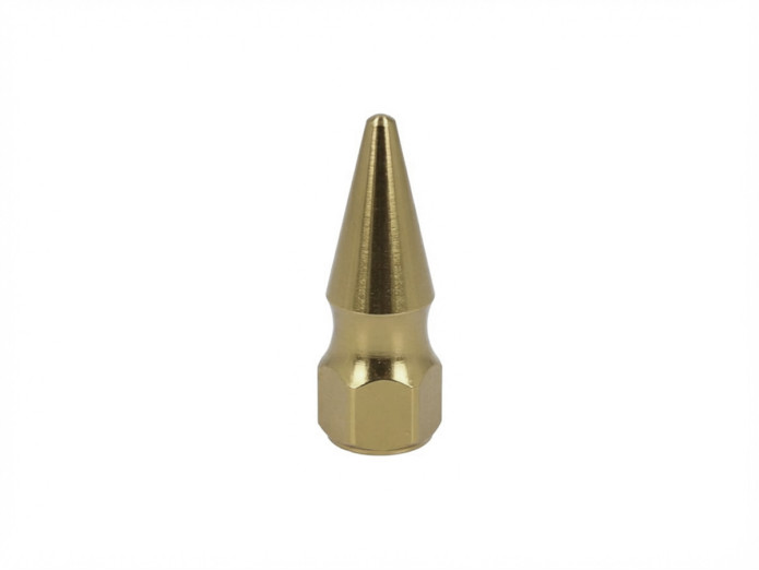 Mutter M6x1,00 Spitzmutter Gold