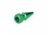 Moer M8x1.25 punt model groen Moer M8x1.25 punt model groen