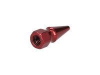 Nut M8x1.25 spike model red Nut M8x1.25 spike model red