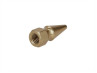 Moer M8x1.25 punt model goud Moer M8x1.25 punt model goud