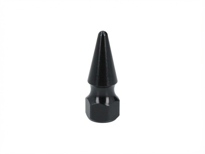 Moer M8x1.25 punt model zwart