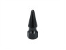 Moer M8x1.25 punt model zwart Moer M8x1.25 punt model zwart