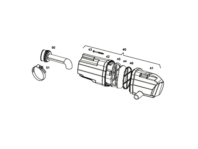 Air filter Tomos A55 Revival / Streetmate element Artein product