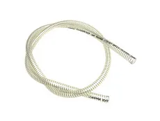 Fuel hose 6x11mm PVC with spring high quality (1 meter)
