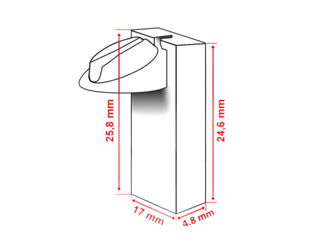 Dellorto SHA carburetor throttle drum PVC original product