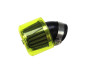 Luftfilter 26-35mm 45 Grad Schräg Chrom gelben Schutzkappe thumb extra