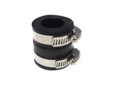 Suction hose rubber 20mm with 2x hose clamp