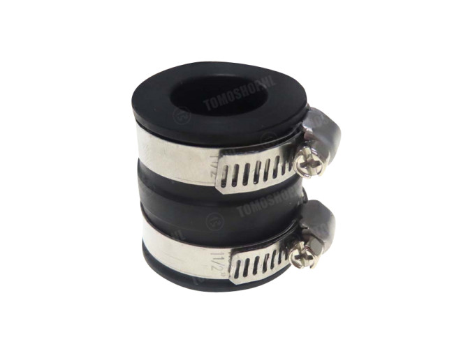 Suction hose rubber 20mm with 2x hose clamp main