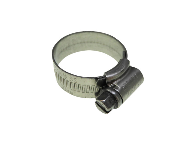 Hose clamp 22-30mm Jubilee stainless steel A-quality product