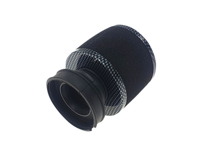 Air filter 60mm foam black with carbon look (ellorto SHA) product