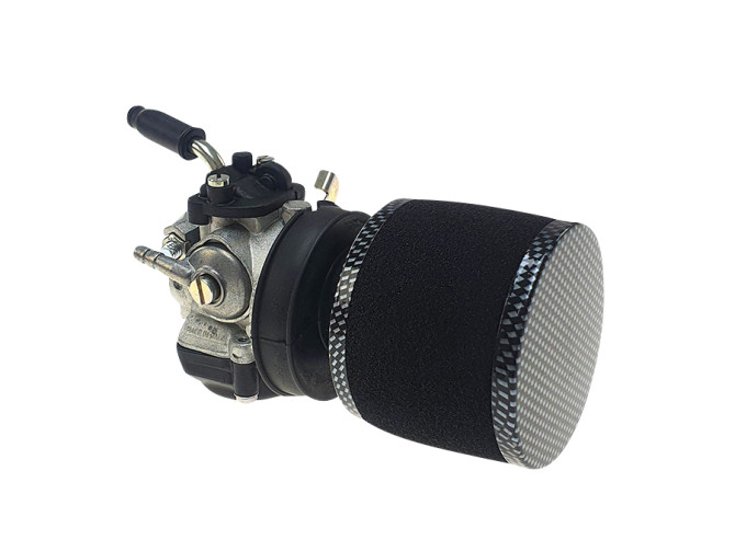 Air filter 60mm foam black with carbon look (ellorto SHA) product