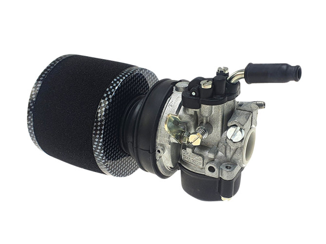 Air filter 60mm foam black with carbon look (ellorto SHA) product
