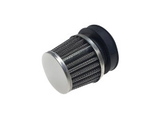 Air filter 60mm powerfilter chrome (Dellorto SHA Tomos A35)
