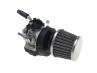 Air filter 60mm power chrome Dellorto SHA for Tomos A35 thumb extra