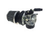 Air filter 60mm powerfilter chrome (Dellorto SHA Tomos A35) thumb extra