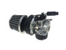 Luchtfilter 60mm powerfilter chroom (Dellorto SHA Tomos A35) thumb extra