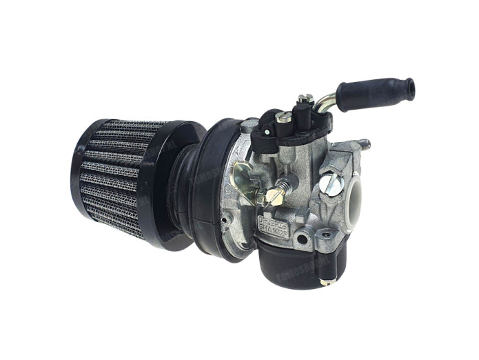 Luchtfilter 60mm powerfilter zwart (Dellorto SHA Tomos A35)