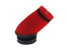 Air filter 60mm foam TNT red angled Dellorto SHA thumb extra