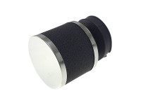 Luchtfilter 60mm schuim zwart met chroom Athena (Dellorto SHA)
