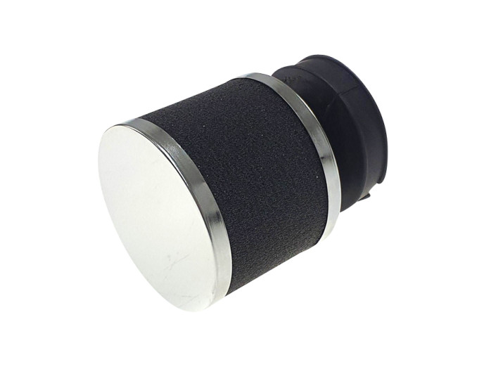 Air filter 60mm foam black with chrome Athena (Dellorto SHA)