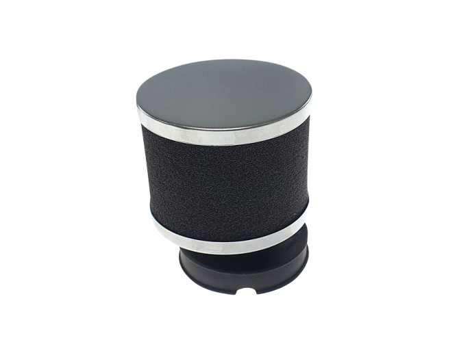 Air filter 60mm foam black with chrome Athena Dellorto SHA product