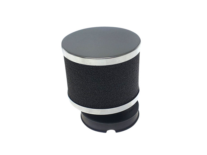 Air filter 60mm foam black with chrome Athena (Dellorto SHA)
