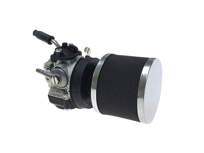 Air filter 60mm foam black with chrome Athena Dellorto SHA product