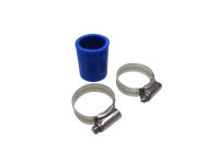 Aanzuigslang silicone 25mm PHBG / Polini CP blauw met slangklemmen