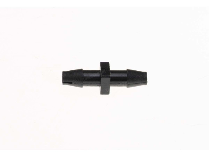 Fuel hose connector 6mm black