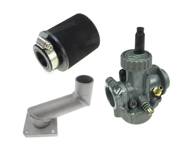 Bing 19mm carburetor replica with manifold and filter set Tomos A35 main
