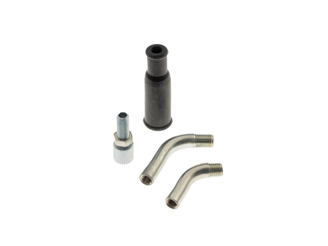 Dellorto PHBG / SHA carburateur elleboog stelschroef set met rubber 70 graden product