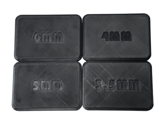 Jet storage box rugged case plate for 4mm product