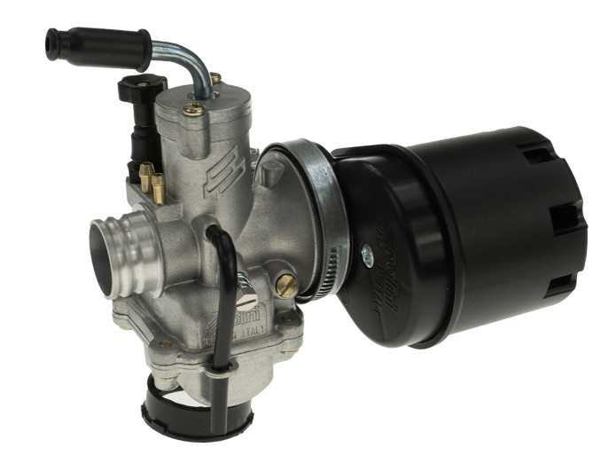 Polini CP 21mm carburetor spigot manual choke with air filter