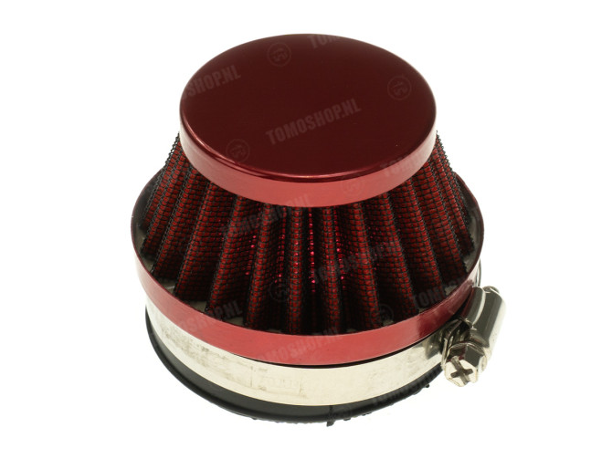 Luchtfilter 60mm power rood Dellorto SHA voor Tomos A35 main