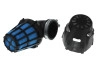 Luftfilter 46mm Schaum Polini Air Box Schräg 90 Grad Schwarz / Blau thumb extra