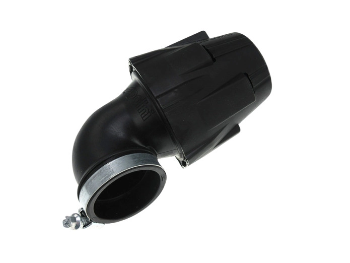 Luftfilter 46mm Schaum Polini Air Box Schräg 90 Grad Schwarz / Blau
