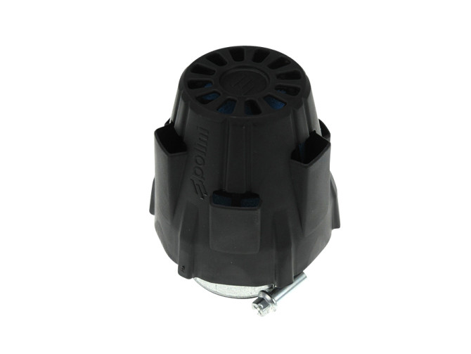 Luchtfilter 46mm schuim Polini Air Box recht zwart / blauw product