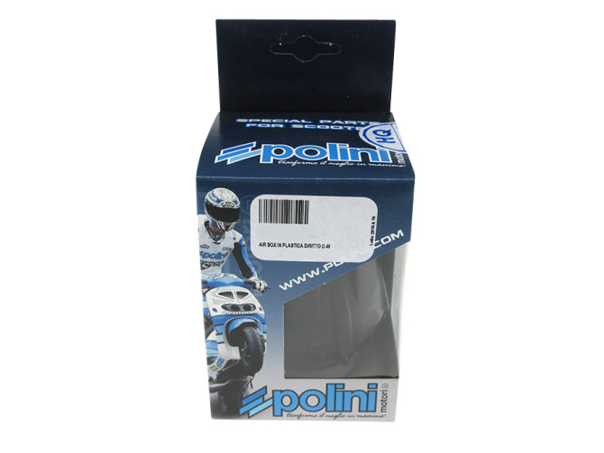 Luchtfilter 46mm schuim Polini Air Box recht zwart / blauw product