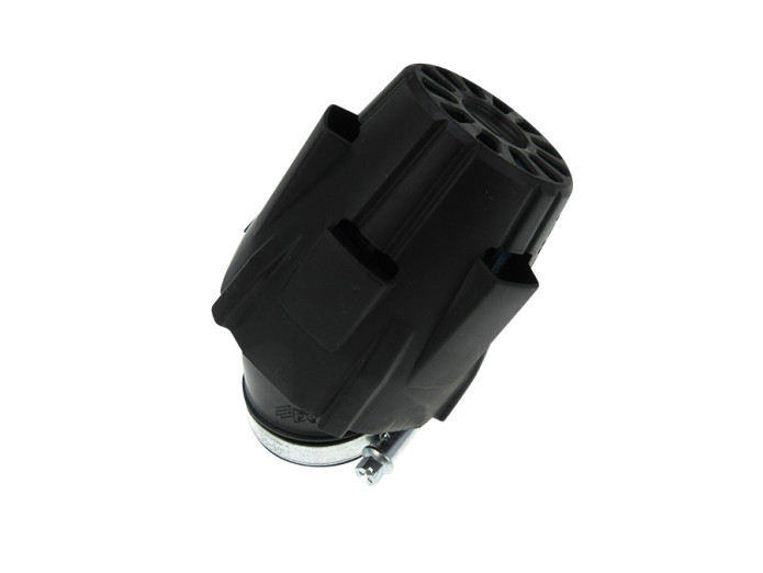 Luchtfilter 46mm schuim Polini Air Box schuin zwart / blauw
