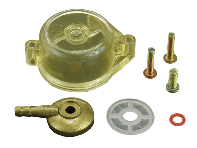 Dellorto SHA carburateur vlotterbak / filterdeksel set geel product