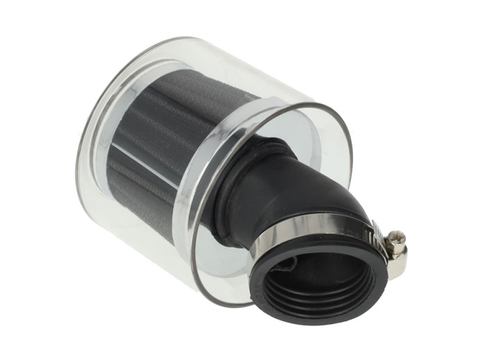 Luchtfilter 35mm powerfilter met kap schuin 45 graden (Dellorto PHBG)