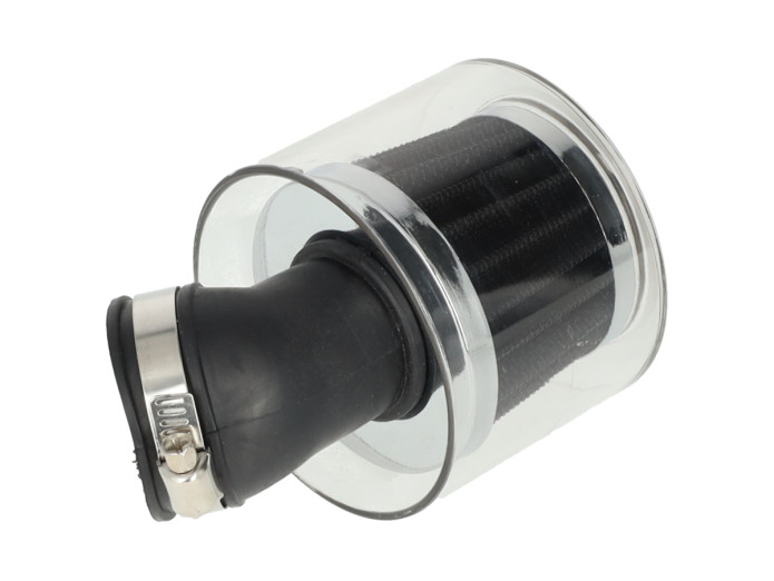 Luchtfilter 35mm powerfilter met kap schuin 45 graden (Dellorto PHBG)